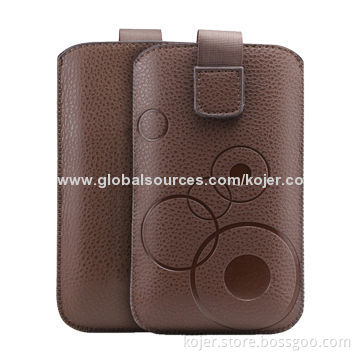 Wallet-shaped Leather Cases for iPhone 5, with Magnetic Flap on Top, OEM Orders Welcomed